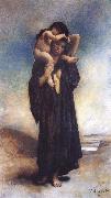 Leon Bonnat Peasant woman and her Child Sweden oil painting artist